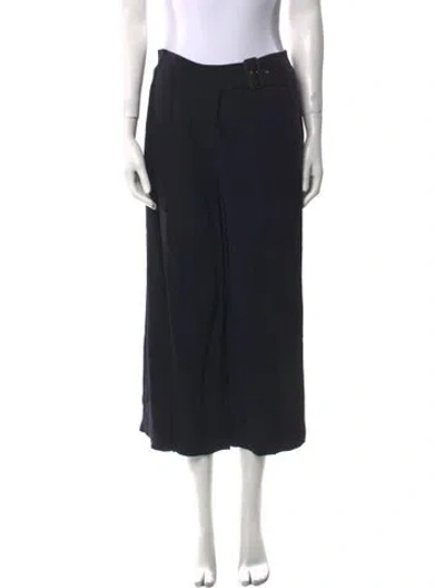 Pre-owned A.l.c Wide Leg Pants In Black