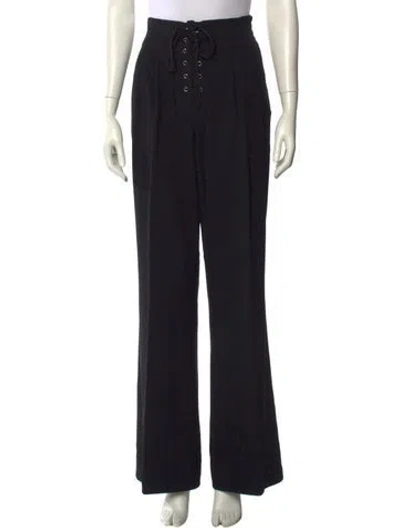 Pre-owned A.l.c Wide Leg Pants In Black
