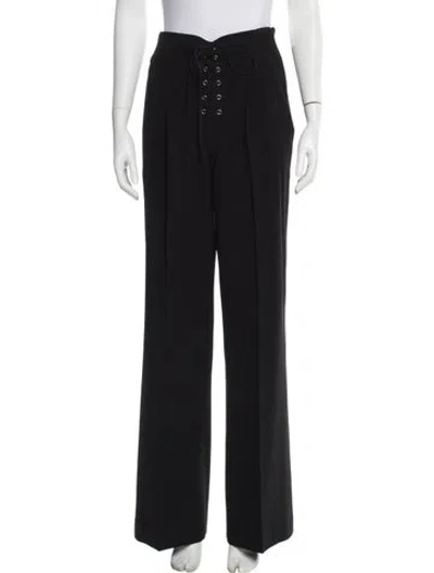 Pre-owned A.l.c Wide Leg Pants In Black
