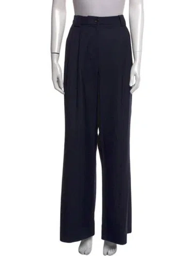 Pre-owned A.l.c Wide Leg Pants In Black