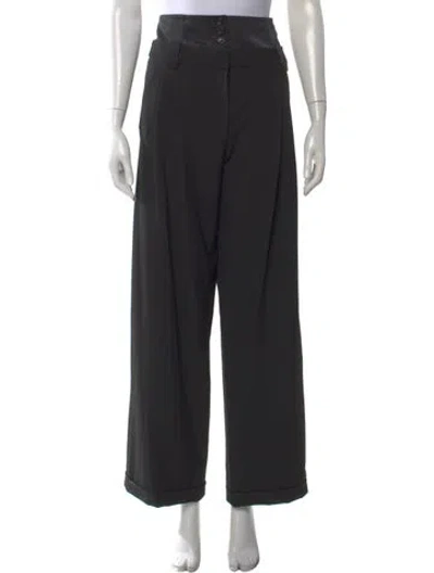 Pre-owned A.l.c Wide Leg Pants In Black