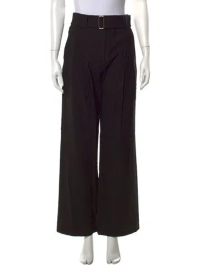 Pre-owned A.l.c Wide Leg Pants In Black