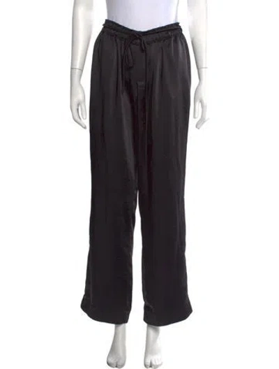 Pre-owned A.l.c Wide Leg Pants In Black