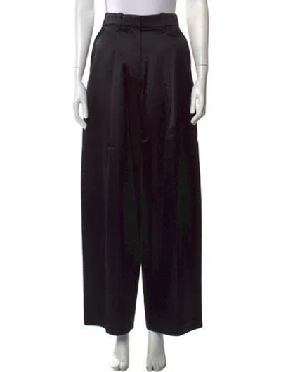 Pre-owned A.l.c Wide Leg Pants In Black