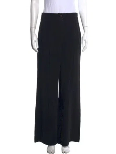 Pre-owned A.l.c Wide Leg Pants In Black