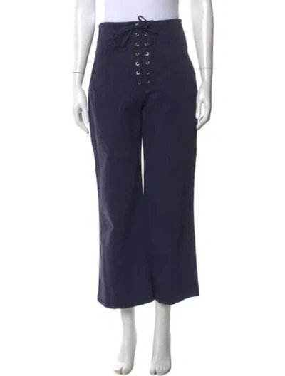 Pre-owned A.l.c Wide Leg Pants In Blue