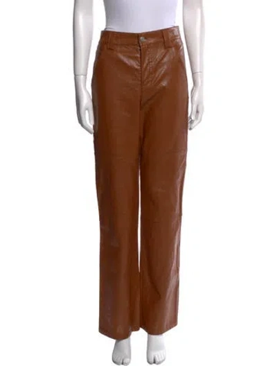Pre-owned A.l.c Wide Leg Pants In Brown