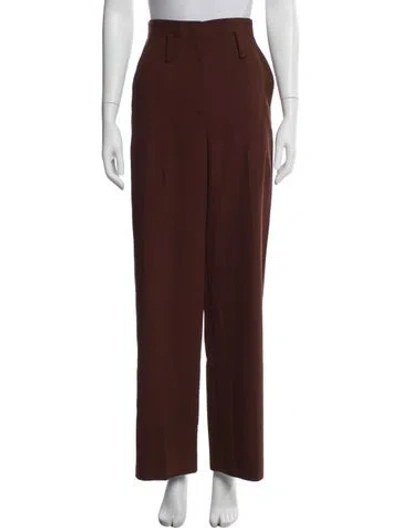 Pre-owned A.l.c Wide Leg Pants In Brown