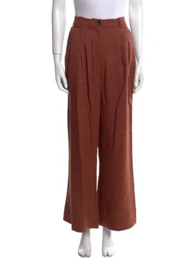 Pre-owned A.l.c Wide Leg Pants In Brown