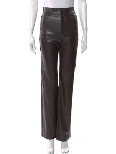 Pre-owned A.l.c Wide Leg Pants In Brown