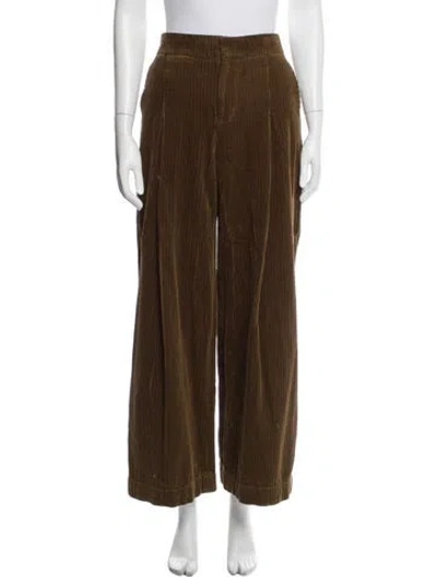 Pre-owned A.l.c Wide Leg Pants In Brown