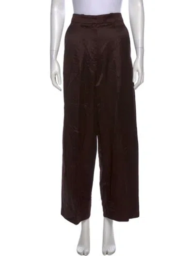 Pre-owned A.l.c Wide Leg Pants In Brown