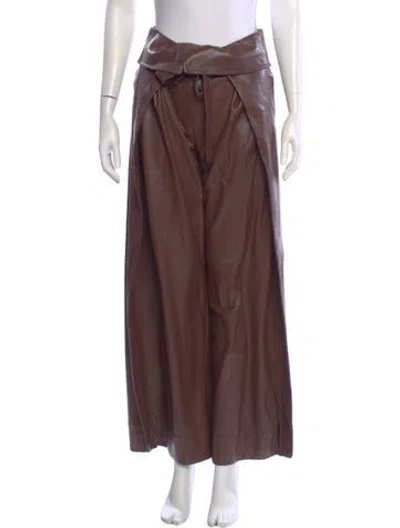 Pre-owned A.l.c Wide Leg Pants In Brown