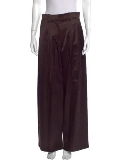 Pre-owned A.l.c Wide Leg Pants In Brown