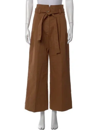 Pre-owned A.l.c Wide Leg Pants In Brown