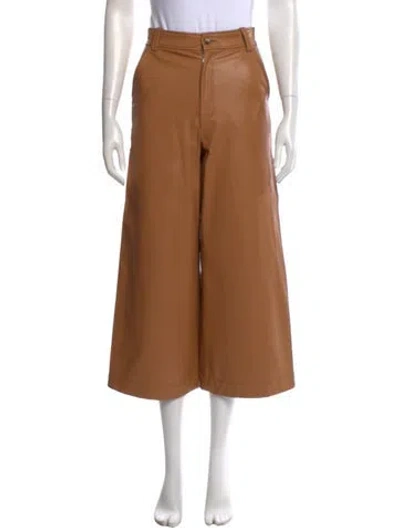 Pre-owned A.l.c Wide Leg Pants In Brown