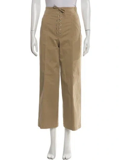 Pre-owned A.l.c Wide Leg Pants In Brown