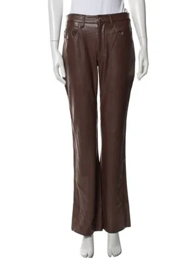 Pre-owned A.l.c Wide Leg Pants In Brown