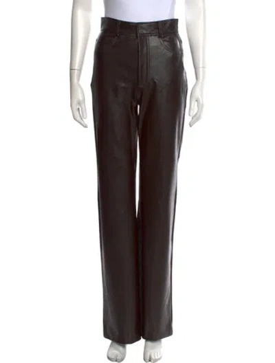 Pre-owned A.l.c Wide Leg Pants In Brown