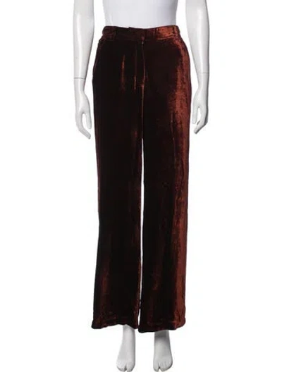 Pre-owned A.l.c Wide Leg Pants In Brown