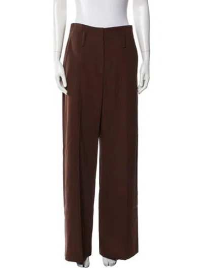 Pre-owned A.l.c Wide Leg Pants In Brown