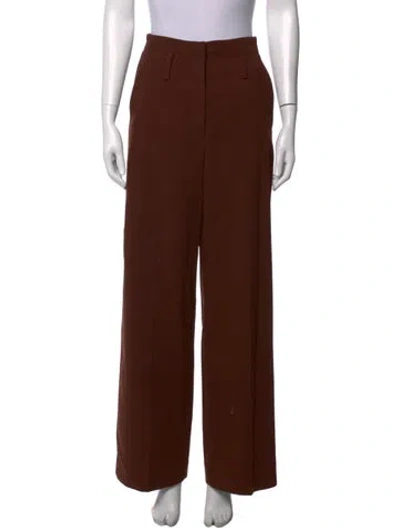 Pre-owned A.l.c Wide Leg Pants In Brown
