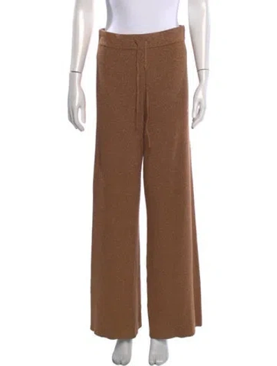 Pre-owned A.l.c Wide Leg Pants In Brown/metallic