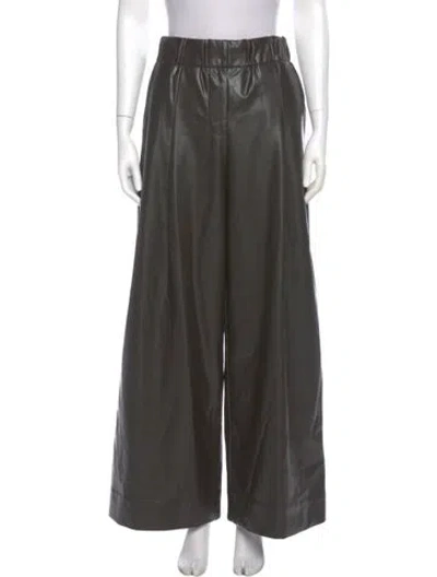 Pre-owned A.l.c Wide Leg Pants In Green