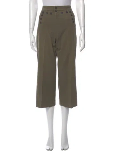 Pre-owned A.l.c Wide Leg Pants In Green