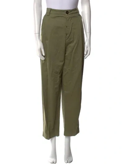Pre-owned A.l.c Wide Leg Pants In Green