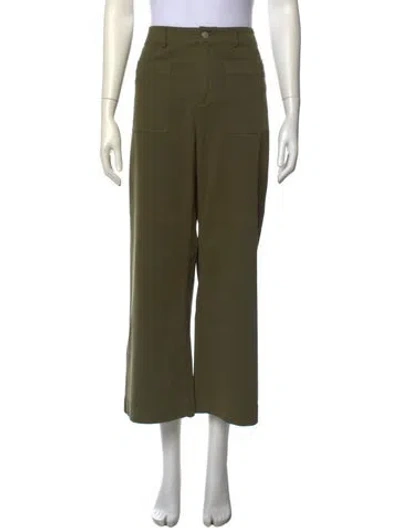 Pre-owned A.l.c Wide Leg Pants In Green