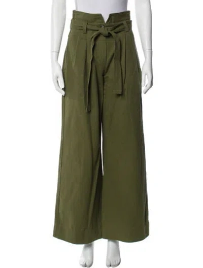Pre-owned A.l.c Wide Leg Pants In Green