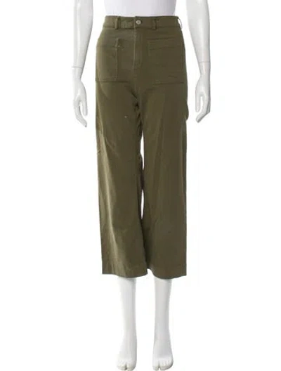Pre-owned A.l.c Wide Leg Pants In Green