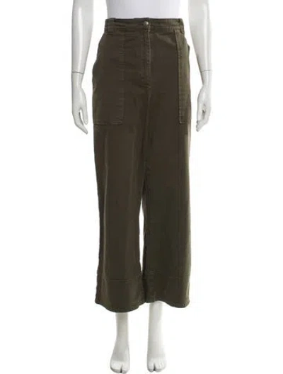 Pre-owned A.l.c Wide Leg Pants In Green