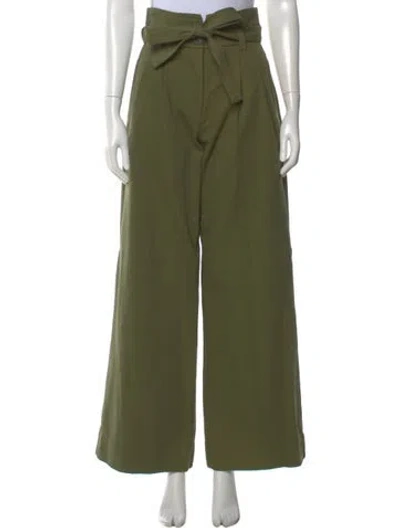 Pre-owned A.l.c Wide Leg Pants In Green