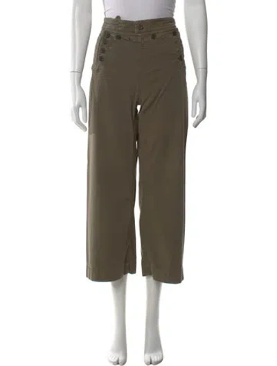 Pre-owned A.l.c Wide Leg Pants In Green