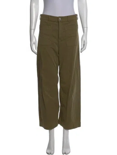 Pre-owned A.l.c Wide Leg Pants In Green