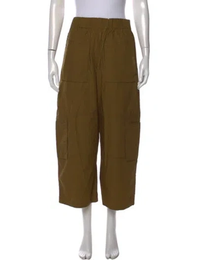 Pre-owned A.l.c Wide Leg Pants In Green