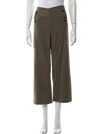 Pre-owned A.l.c Wide Leg Pants In Green