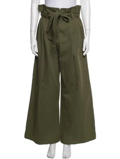 Pre-owned A.l.c Wide Leg Pants In Green
