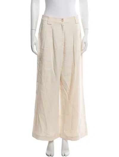 Pre-owned A.l.c Wide Leg Pants In Neutrals