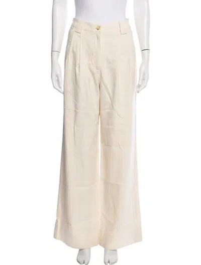 Pre-owned A.l.c Wide Leg Pants In Neutrals