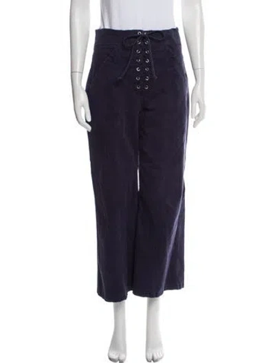 Pre-owned A.l.c Wide Leg Pants In Purple