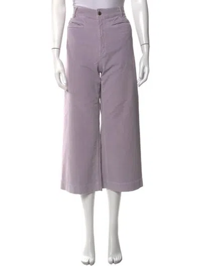 Pre-owned A.l.c Wide Leg Pants In Purple