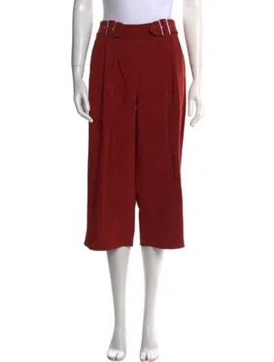 Pre-owned A.l.c Wide Leg Pants In Red