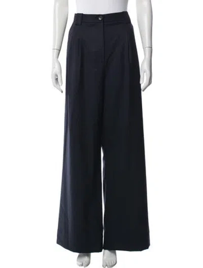 Pre-owned A.l.c Wide Leg Pants W/ Tags In Blue