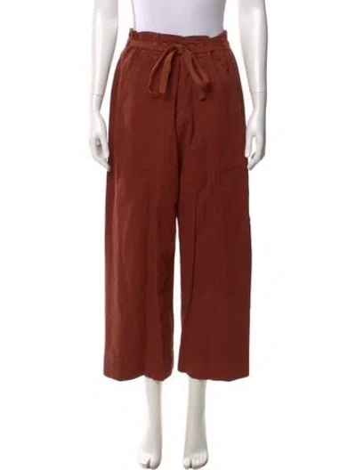 Pre-owned A.l.c Wide Leg Pants W/ Tags In Brown