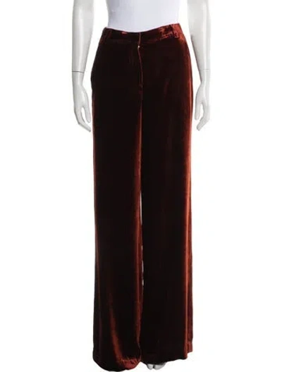 Pre-owned A.l.c Wide Leg Pants W/ Tags In Brown