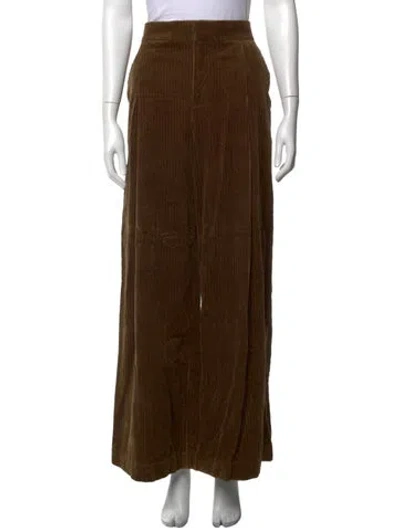 Pre-owned A.l.c Wide Leg Pants W/ Tags In Brown