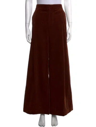 Pre-owned A.l.c Wide Leg Pants W/ Tags In Brown